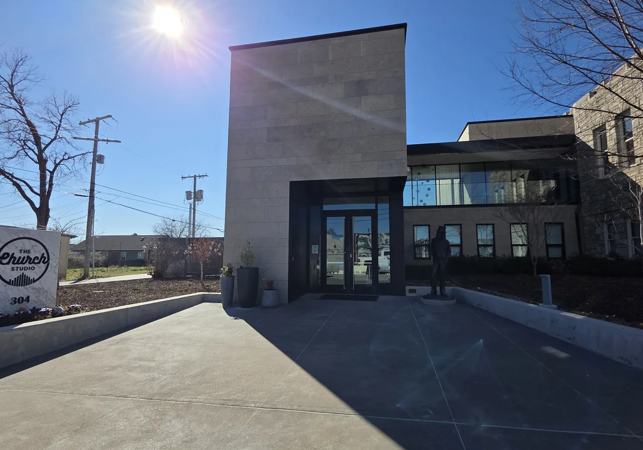 Exterior of The Church Studio in Tulsa