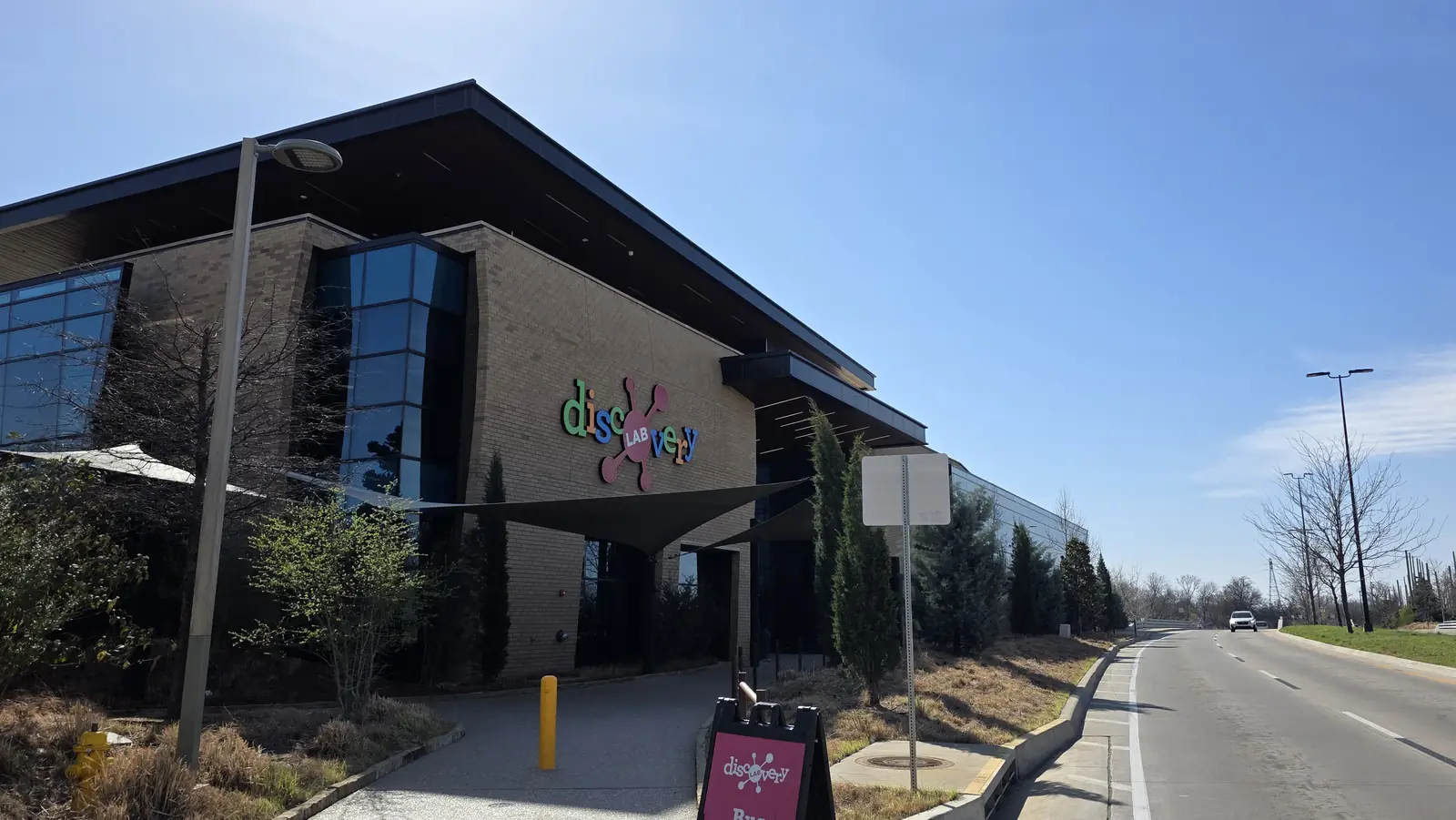 Discovery Lab main entrance on 31st Street in Tulsa